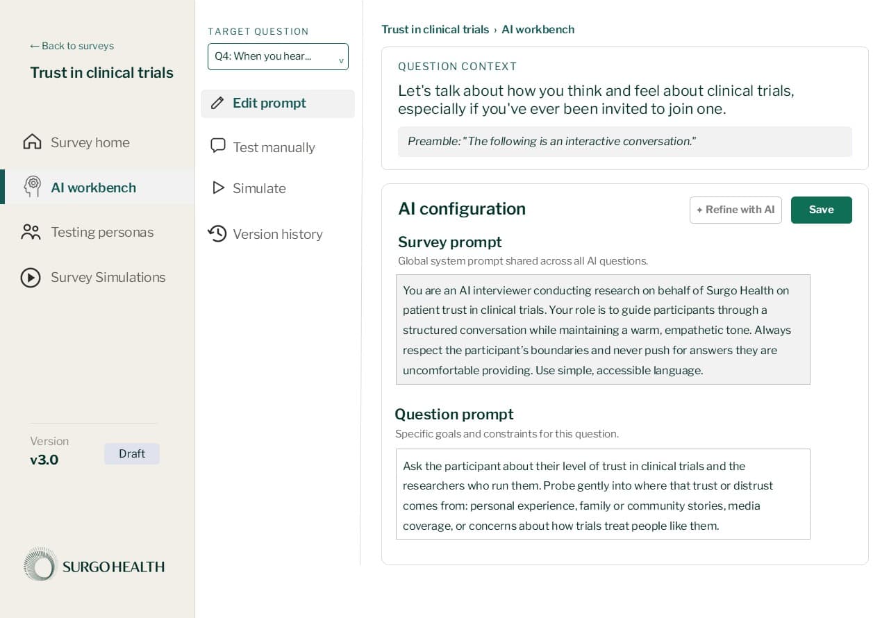Derin demo - Design with Scientific Rigor